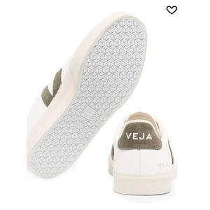 Rare color - Veja Campo green suede, white body sneaker (US 7/ EUR 38)